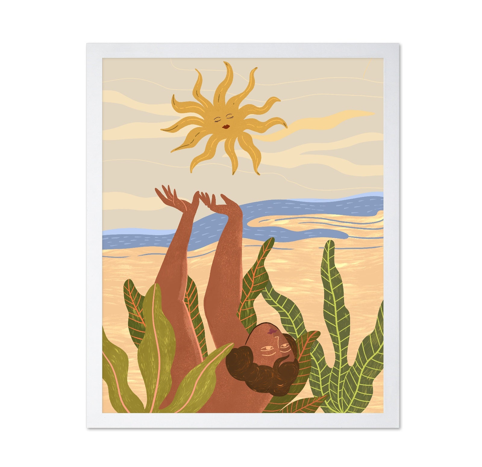 Sunlit Beach Stretch