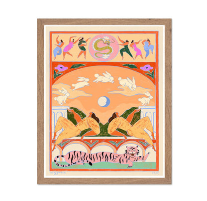 Celestial Tiger Tapestry
