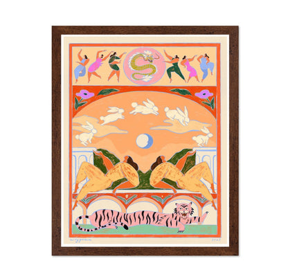Celestial Tiger Tapestry