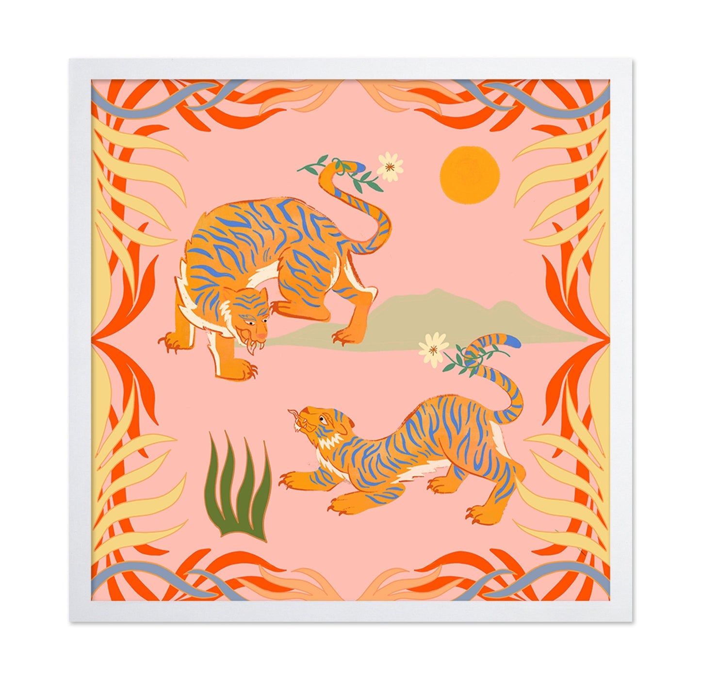 Twin Tiger Motif