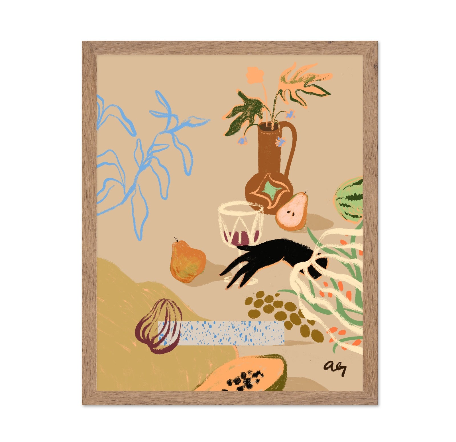 Rustic Table Still Life