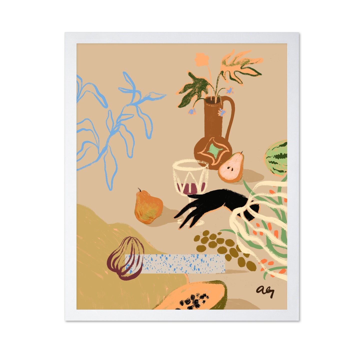 Rustic Table Still Life