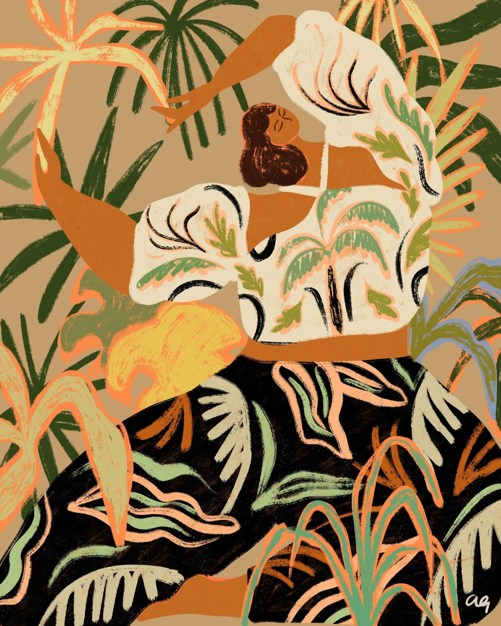 Tropical Breeze Pose
