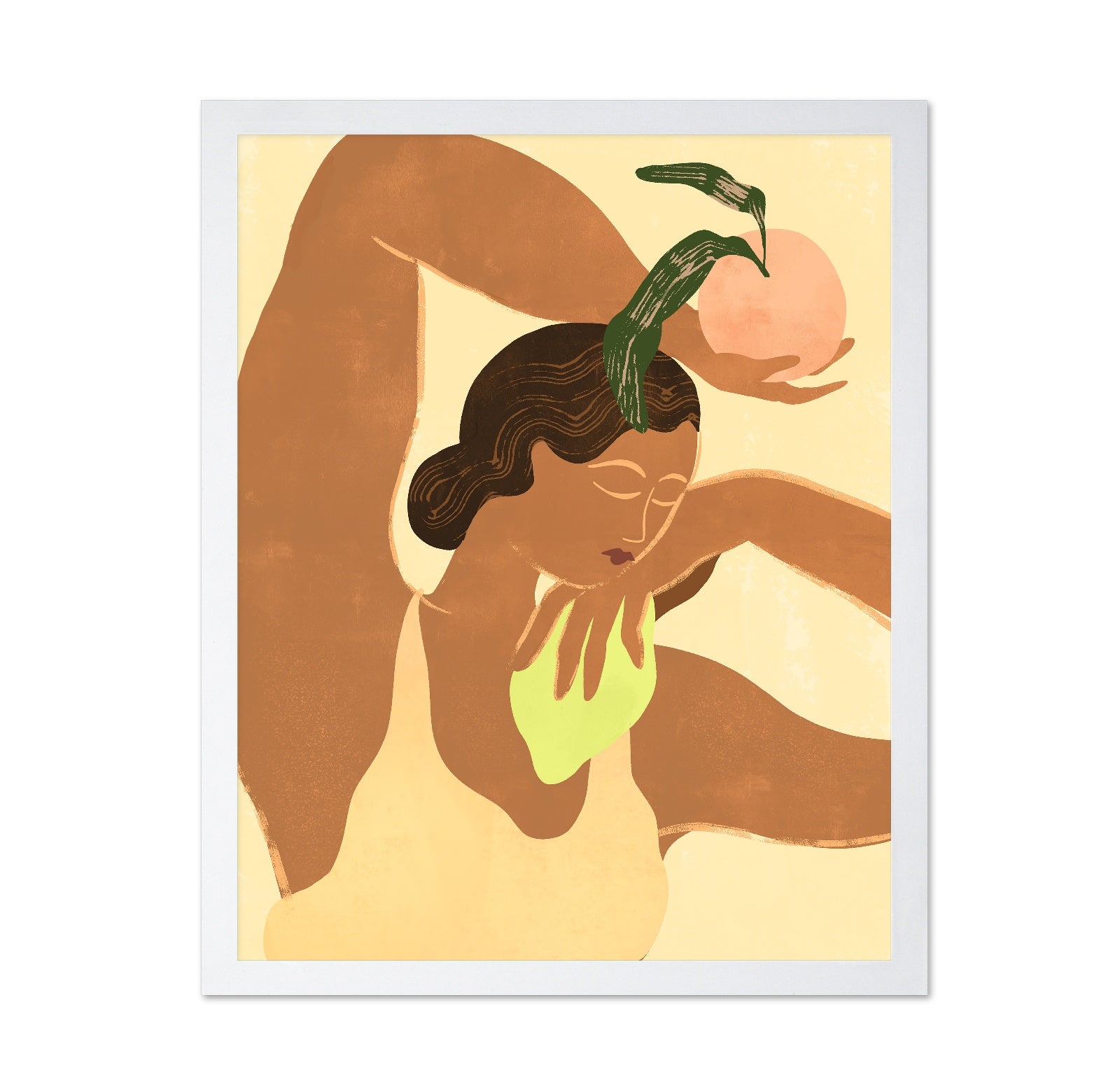 Peach Grace Pose