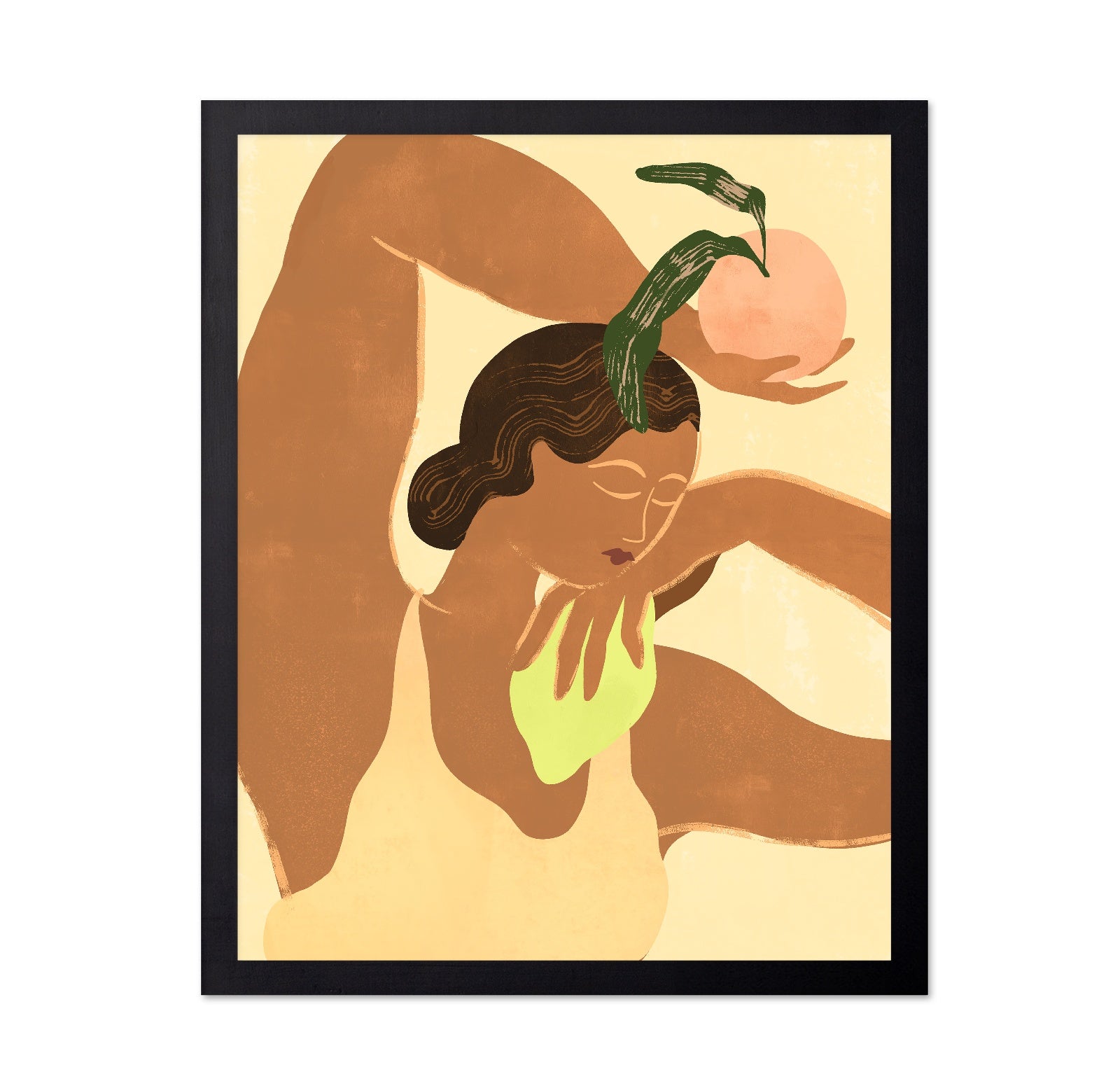 Peach Grace Pose