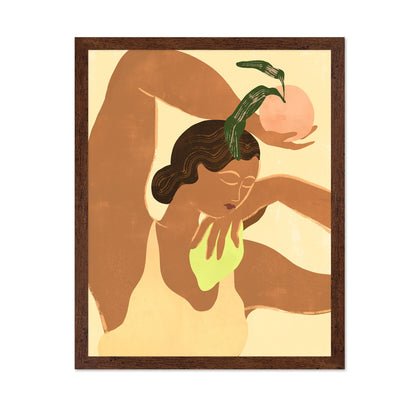 Peach Grace Pose