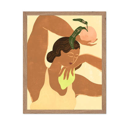 Peach Grace Pose