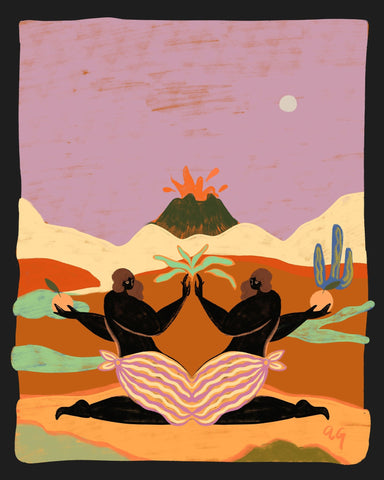 Desert Ritual Mirror