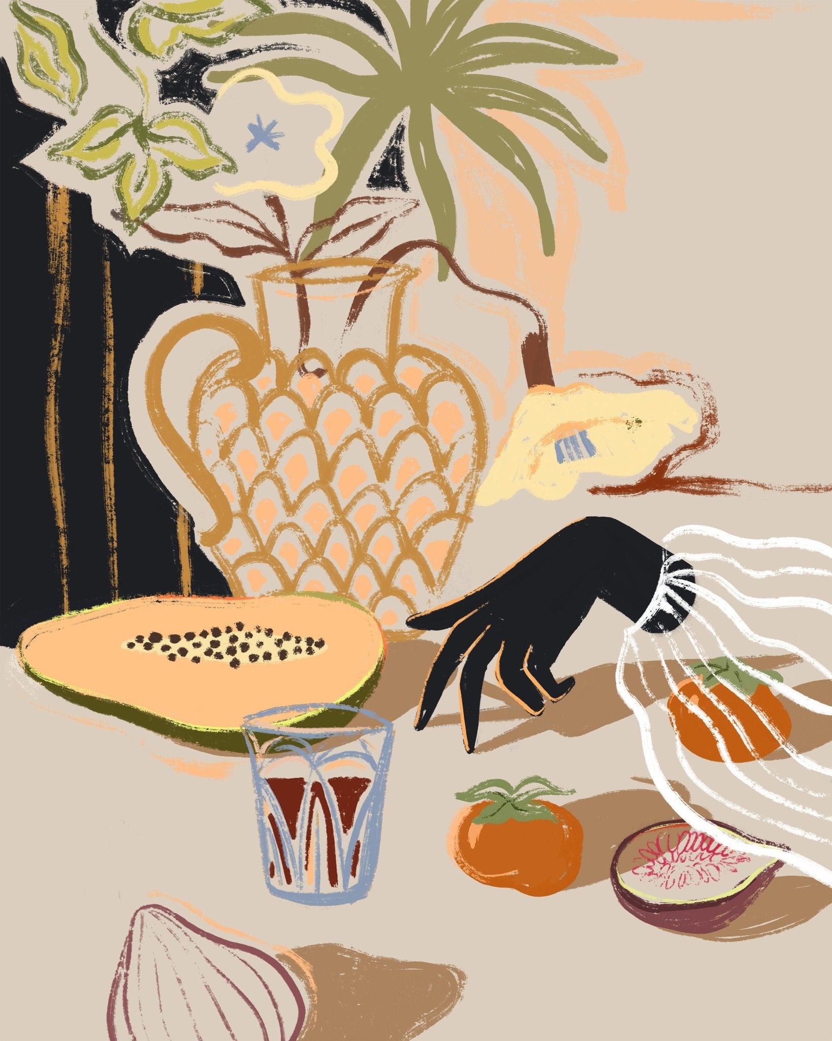 Tropical Table Still Life