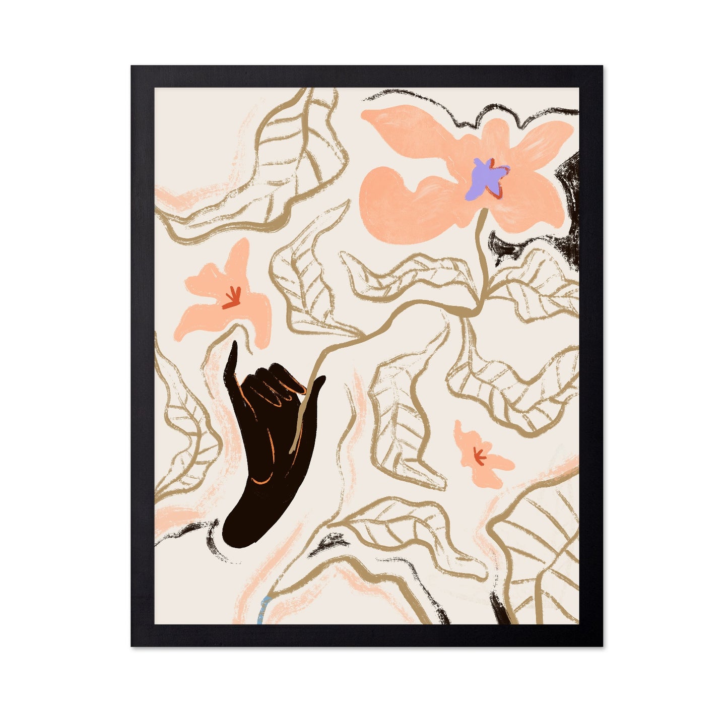 Abstract Floral Gesture