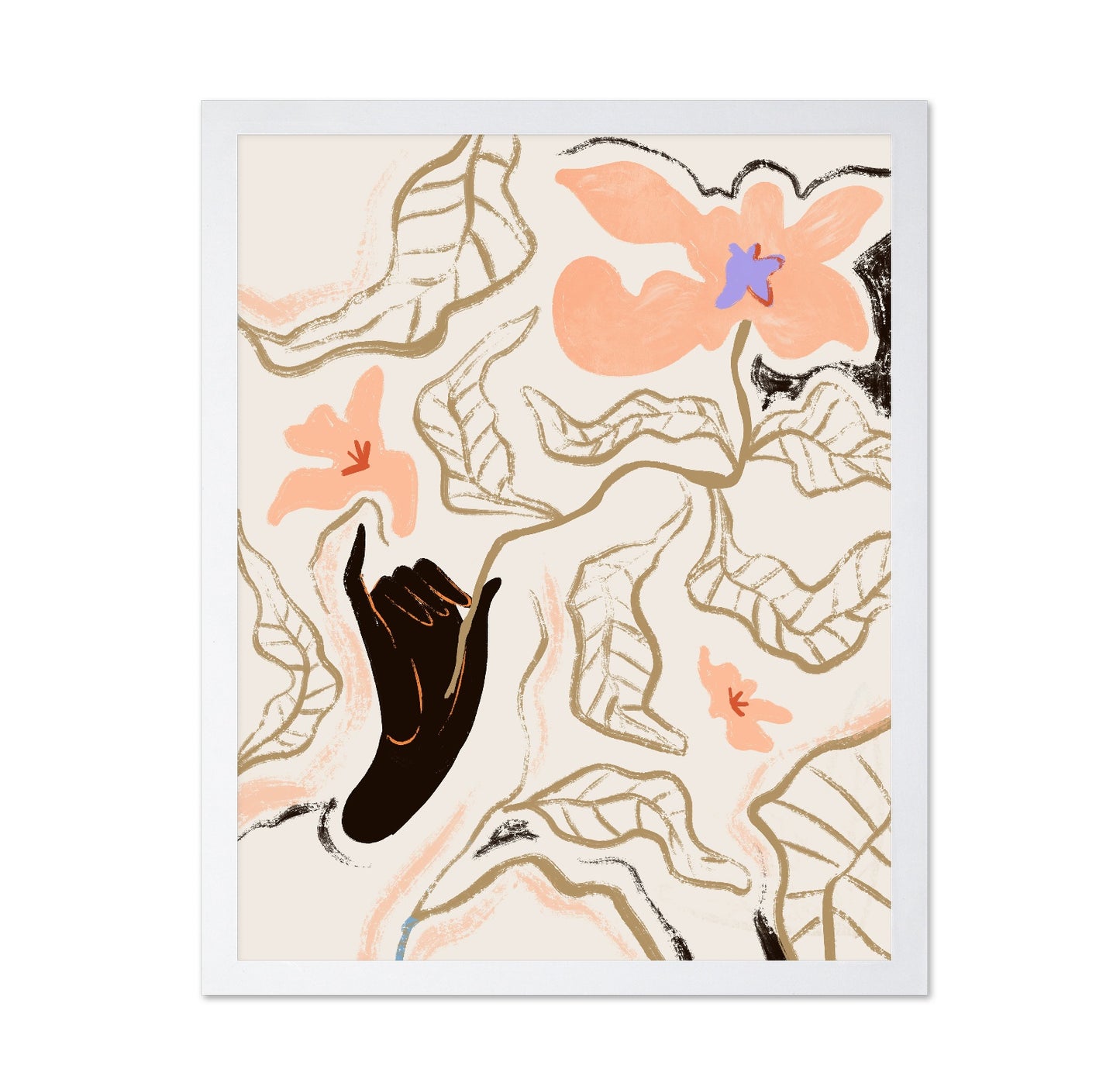 Abstract Floral Gesture