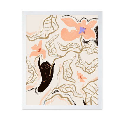 Abstract Floral Gesture