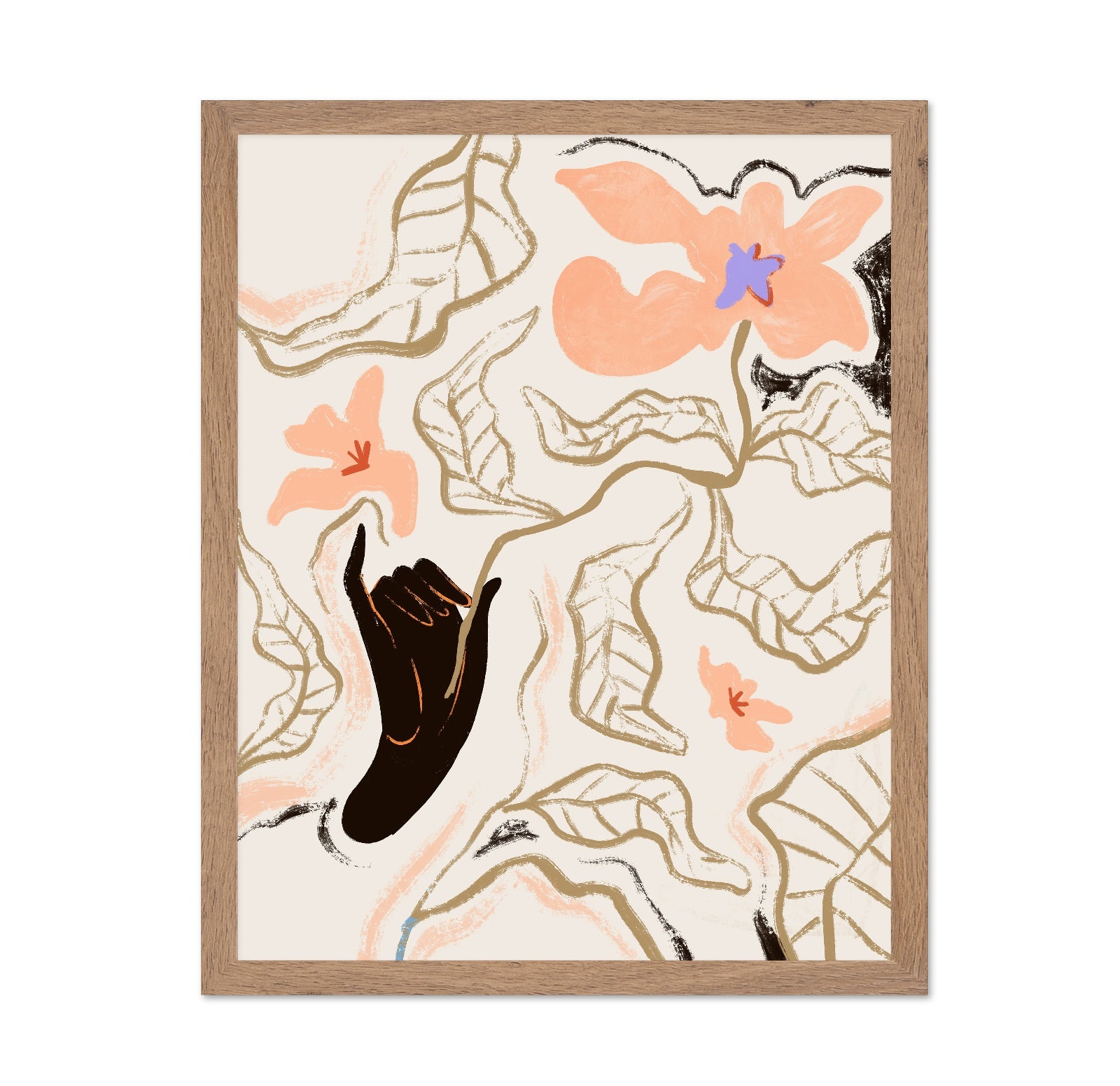 Abstract Floral Gesture