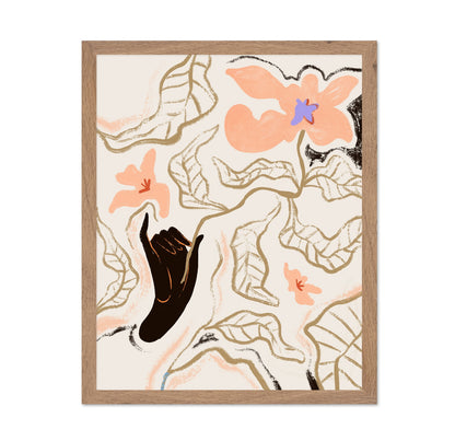 Abstract Floral Gesture