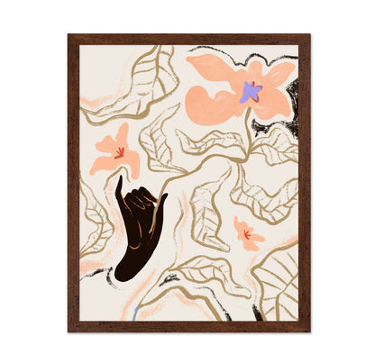Abstract Floral Gesture