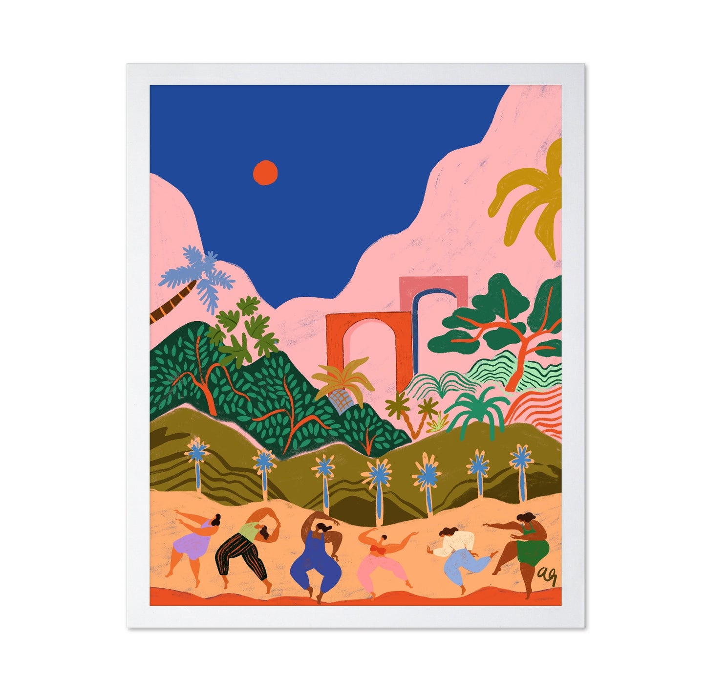 Colorful Desert Dance