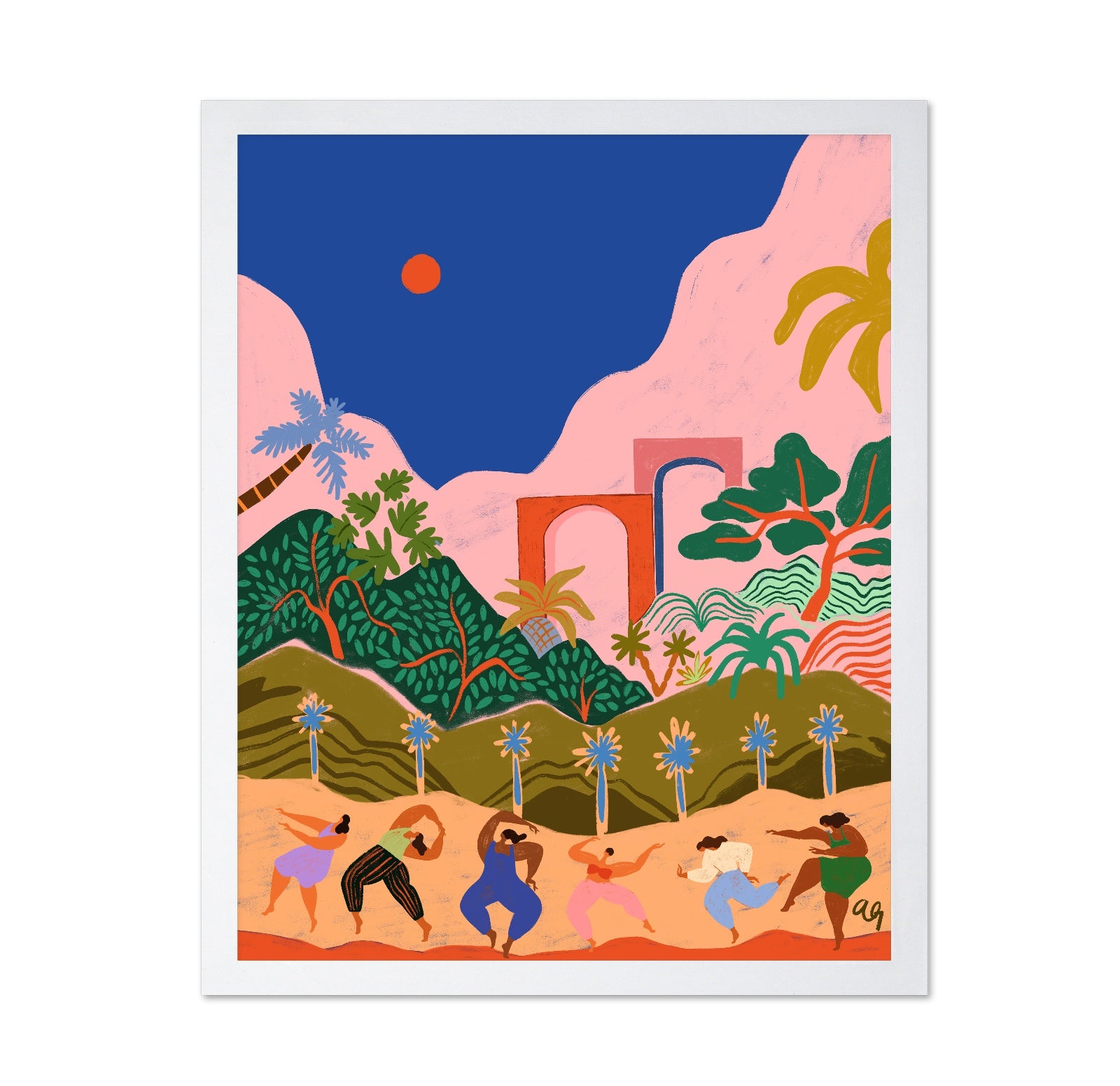 Colorful Desert Dance