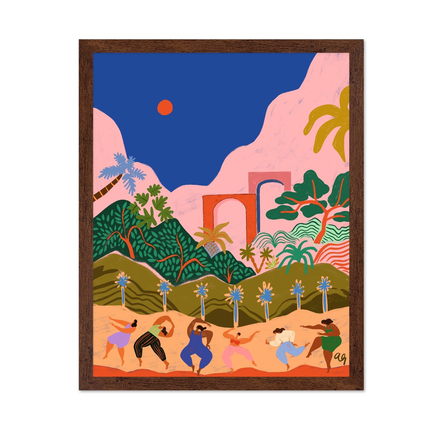 Colorful Desert Dance
