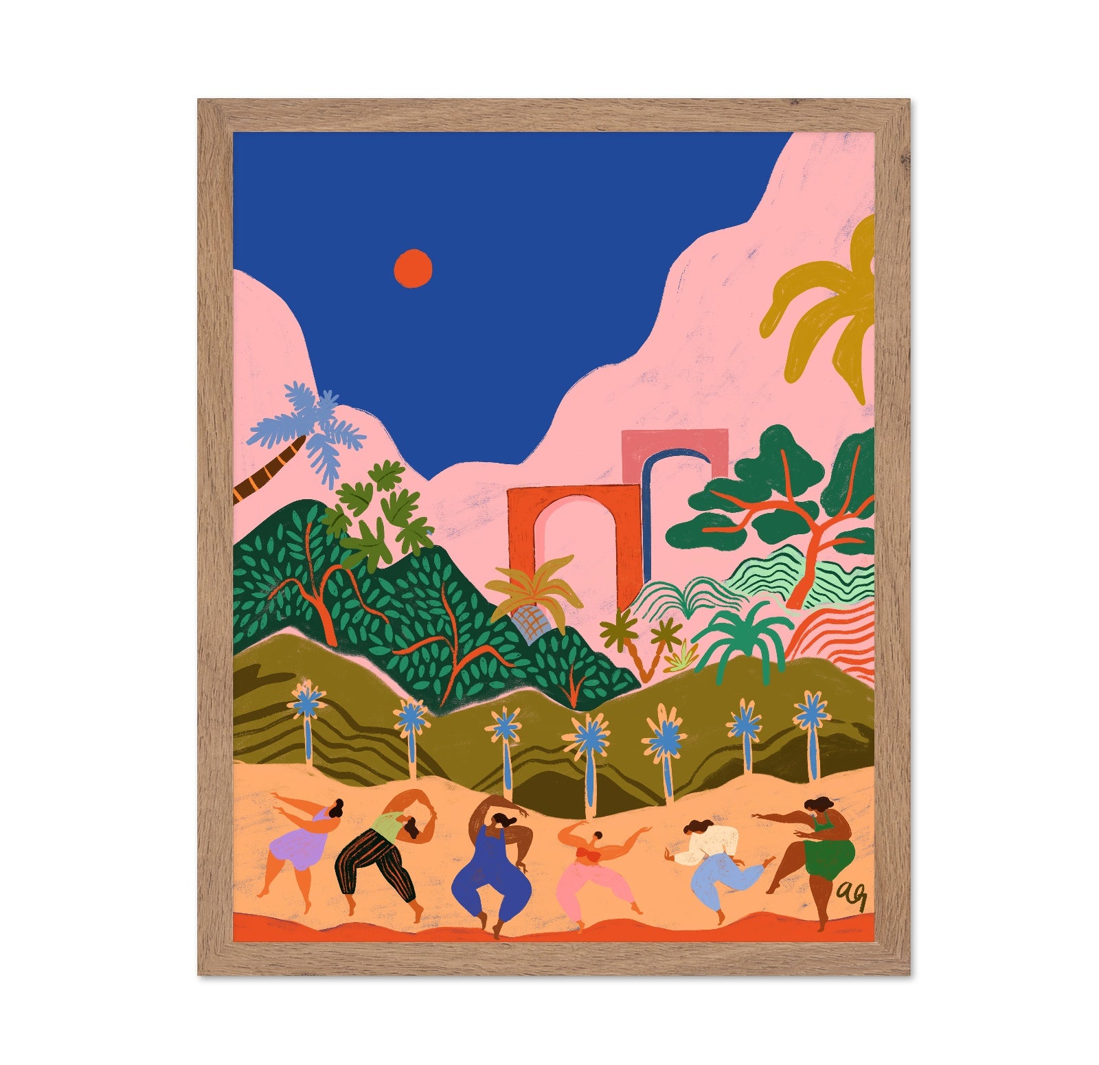 Colorful Desert Dance