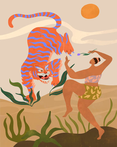 Woman With Tiger Spirit