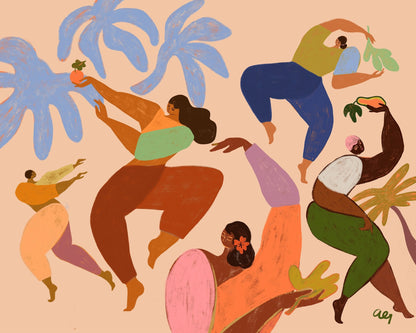 Joyful Tropical Dance