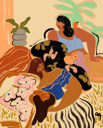 Relaxed Women Gathering