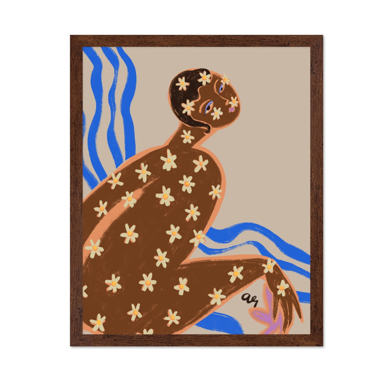 Floral Body Figure