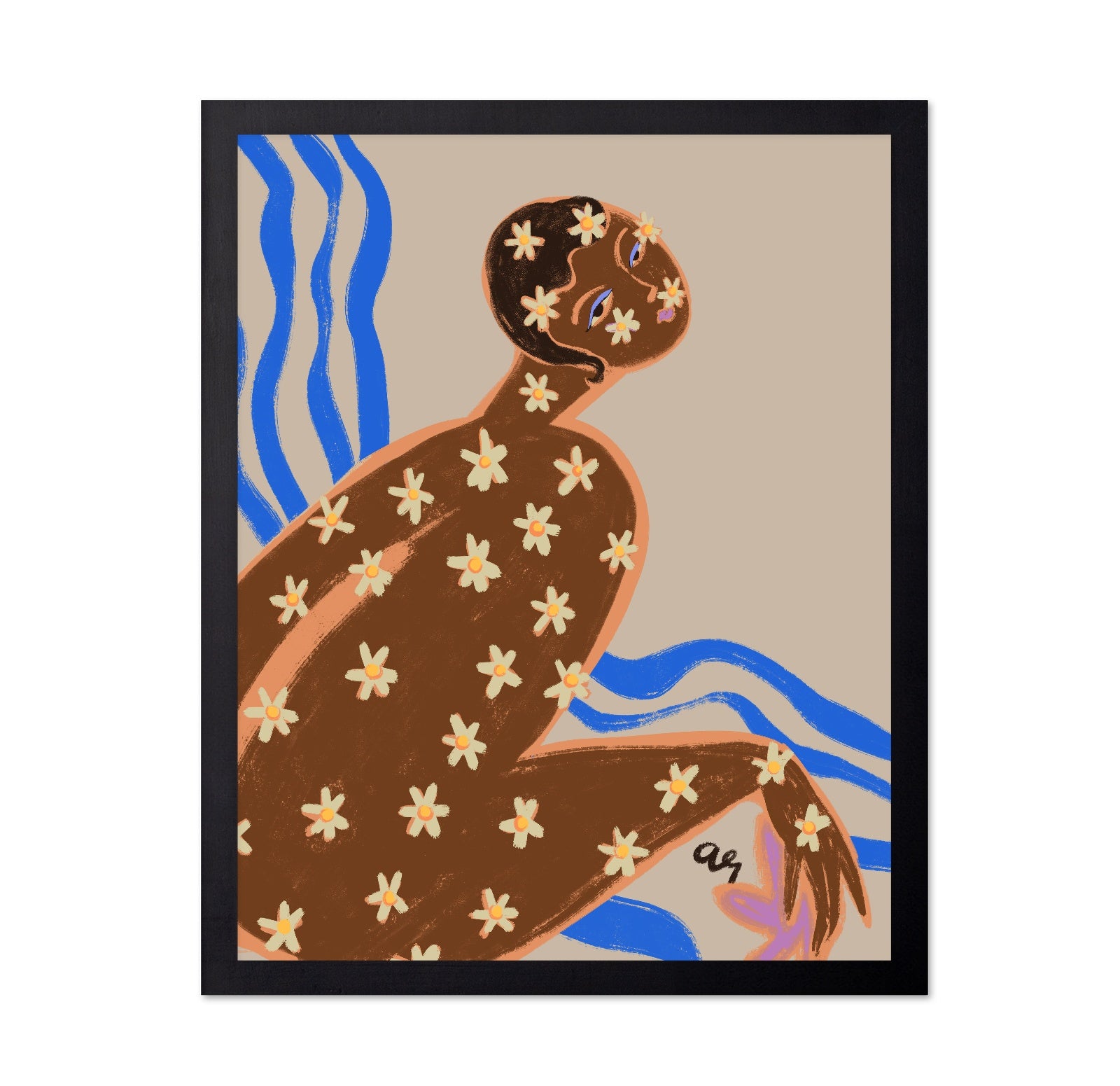 Floral Body Figure