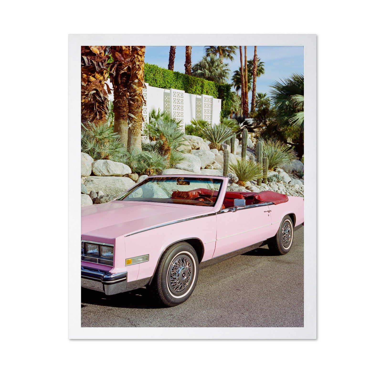 Pink Cadillac Convertible Palm Springs