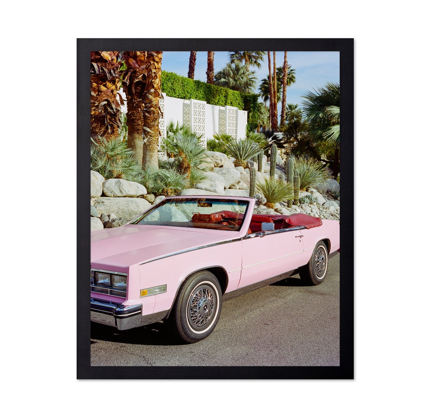 Pink Cadillac Convertible Palm Springs