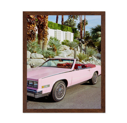 Pink Cadillac Convertible Palm Springs