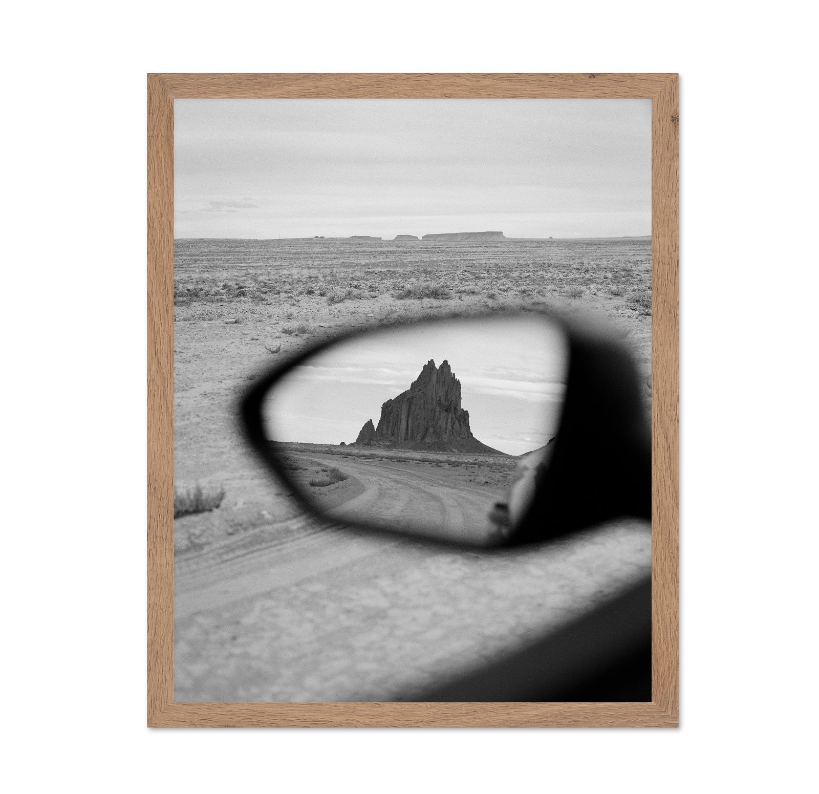Desert Rock Reflection Rearview Mirror