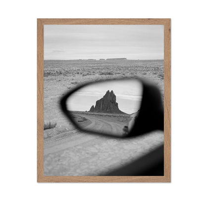Desert Rock Reflection Rearview Mirror