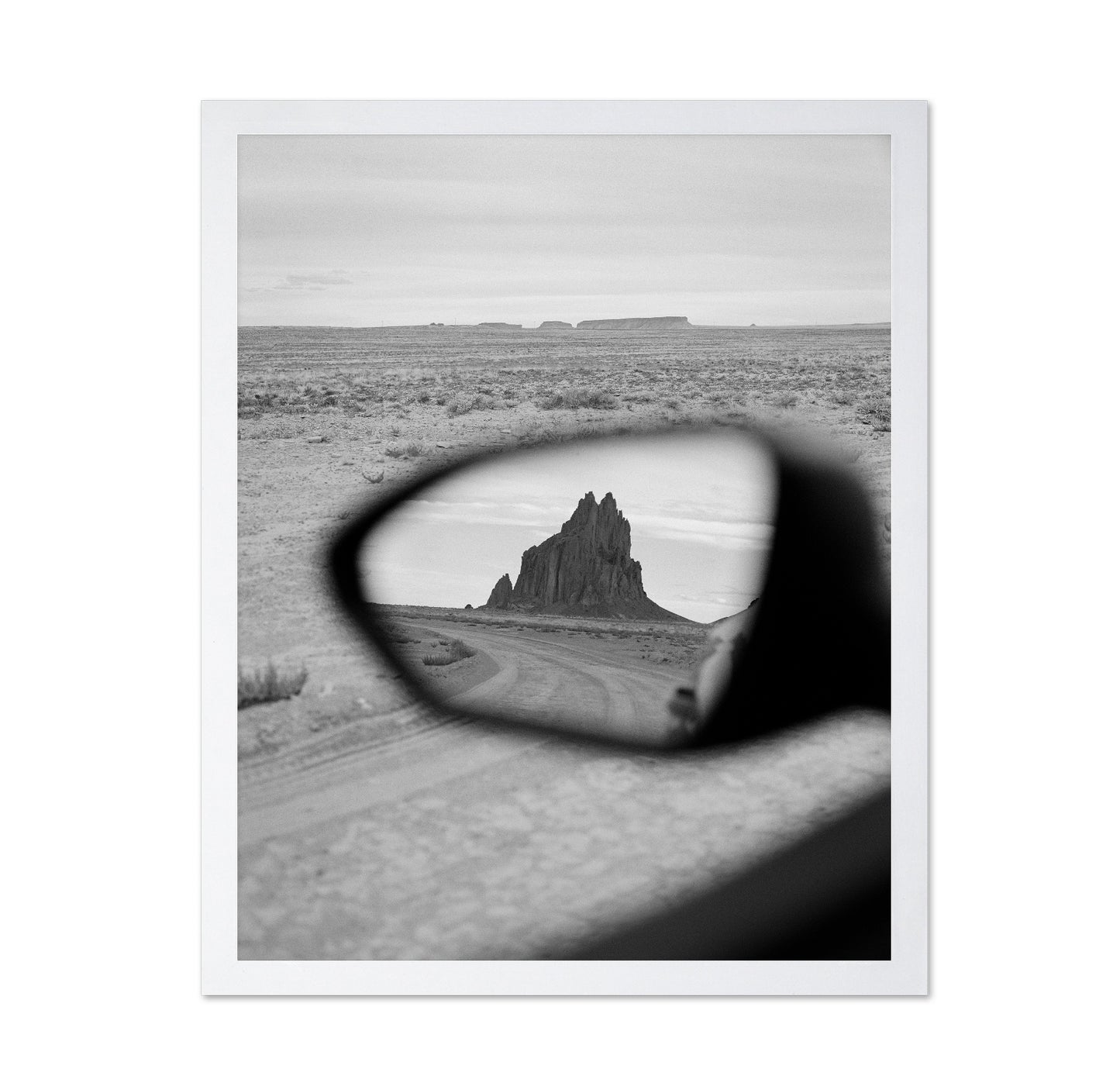 Desert Rock Reflection Rearview Mirror