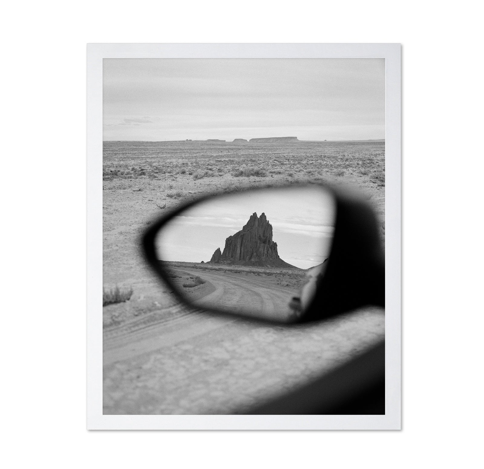 Desert Rock Reflection Rearview Mirror
