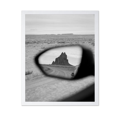 Desert Rock Reflection Rearview Mirror