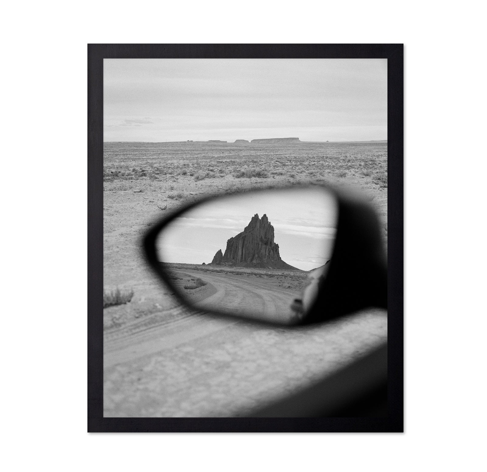 Desert Rock Reflection Rearview Mirror