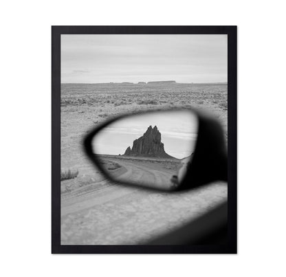 Desert Rock Reflection Rearview Mirror