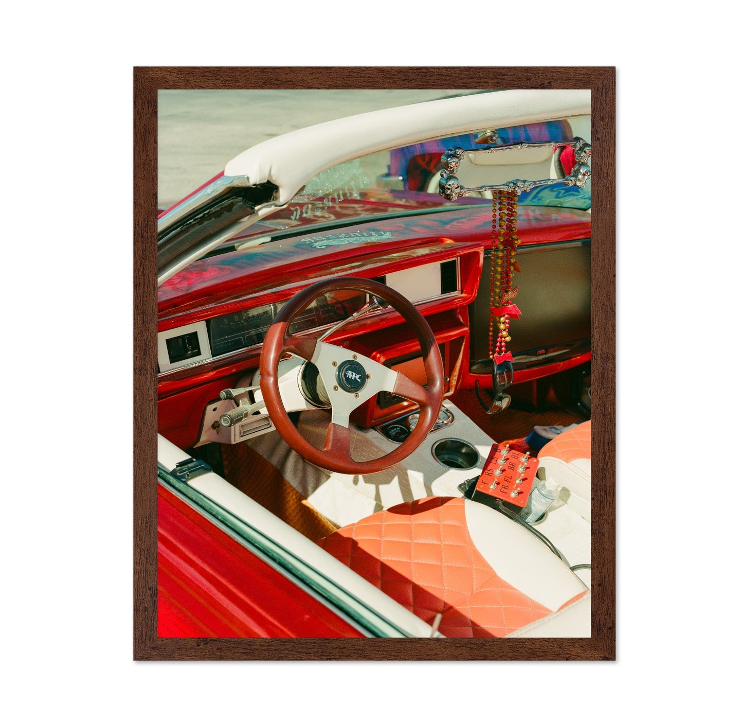 Vintage Lowrider Interior Automotive Photography
