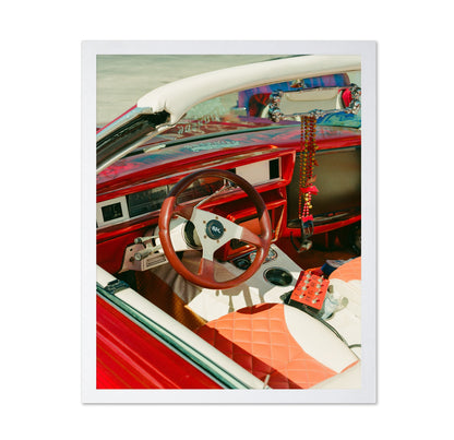 Vintage Lowrider Interior Automotive Photography