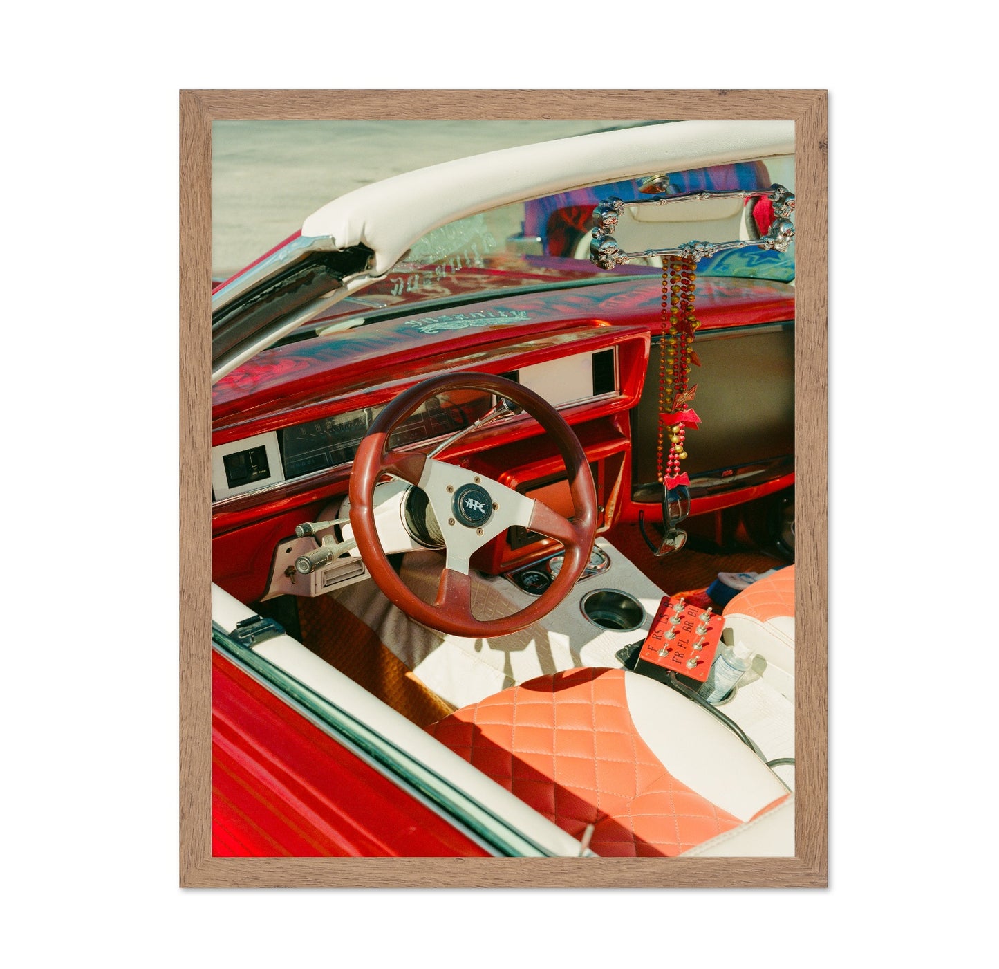Vintage Lowrider Interior Automotive Photography