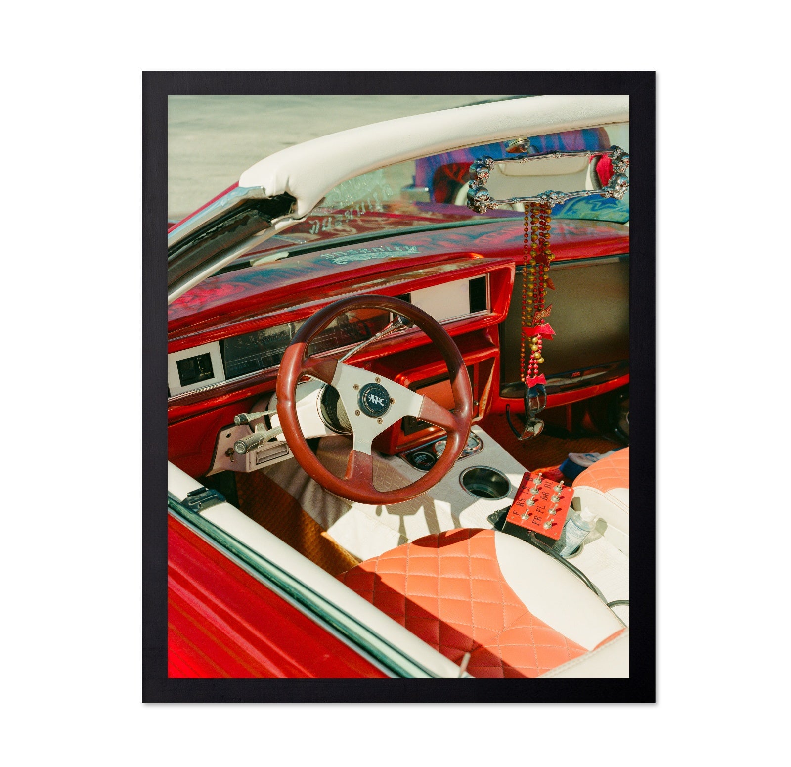 Vintage Lowrider Interior Automotive Photography