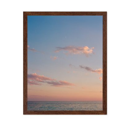 Minimalist Ocean Sunset Sky