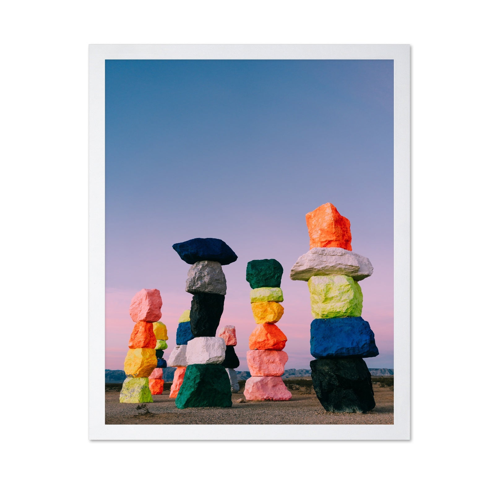 Colorful Seven Magic Mountains