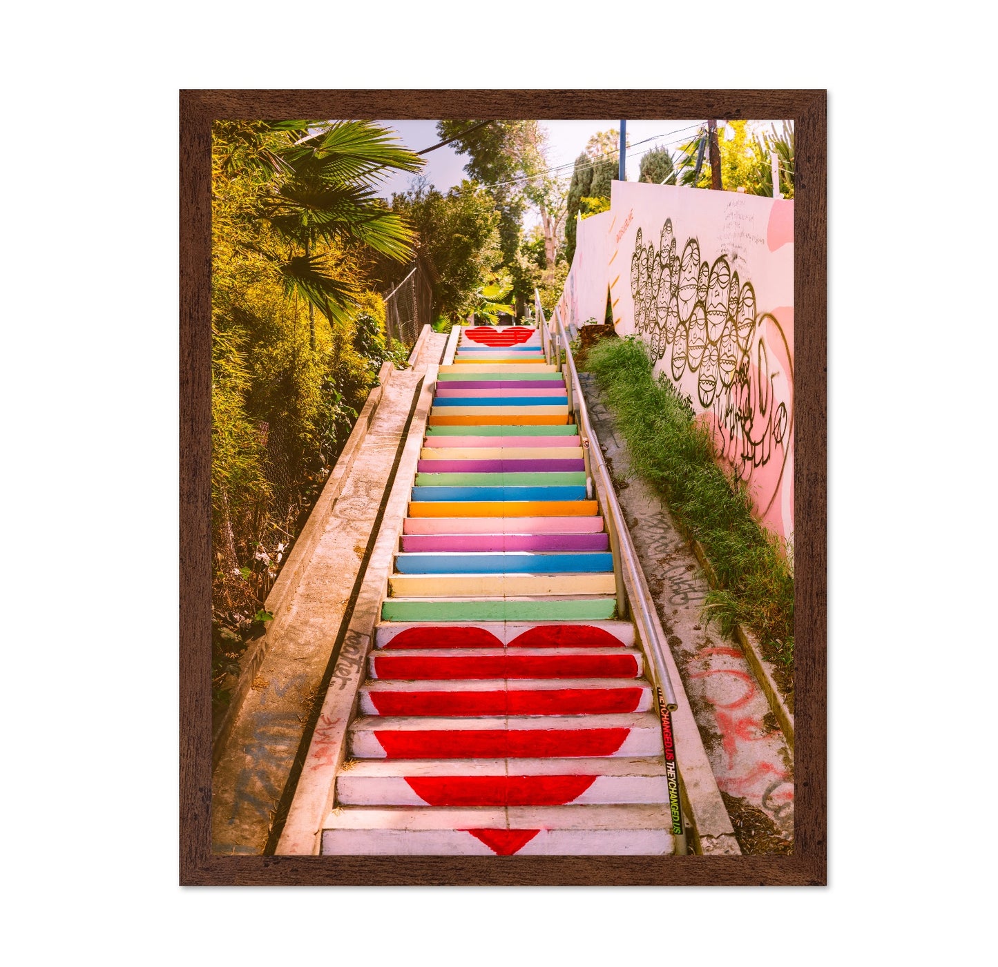 Colorful Rainbow Staircase Photography