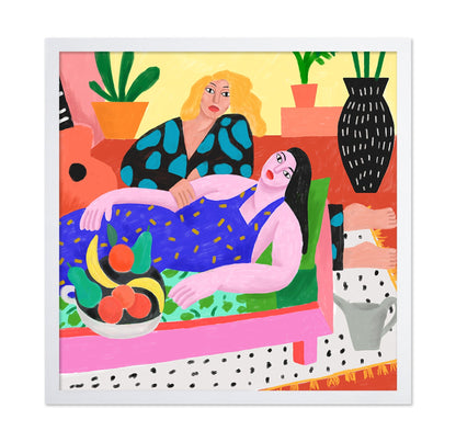 Relaxing Sofa Scene