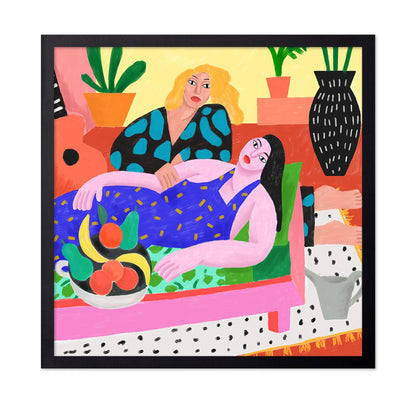 Relaxing Sofa Scene