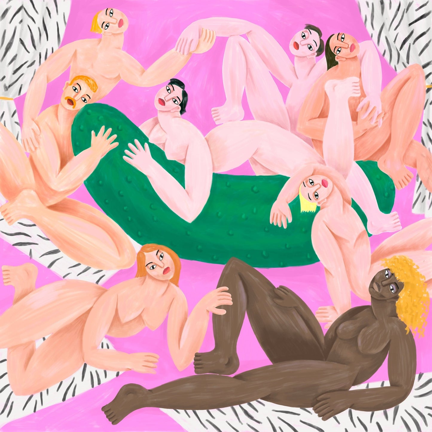 Playful Figures Circle