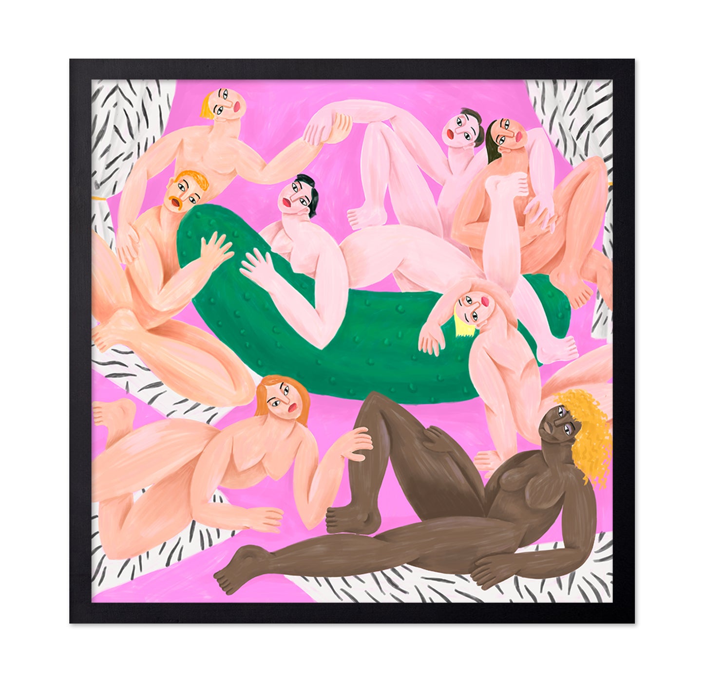 Playful Figures Circle
