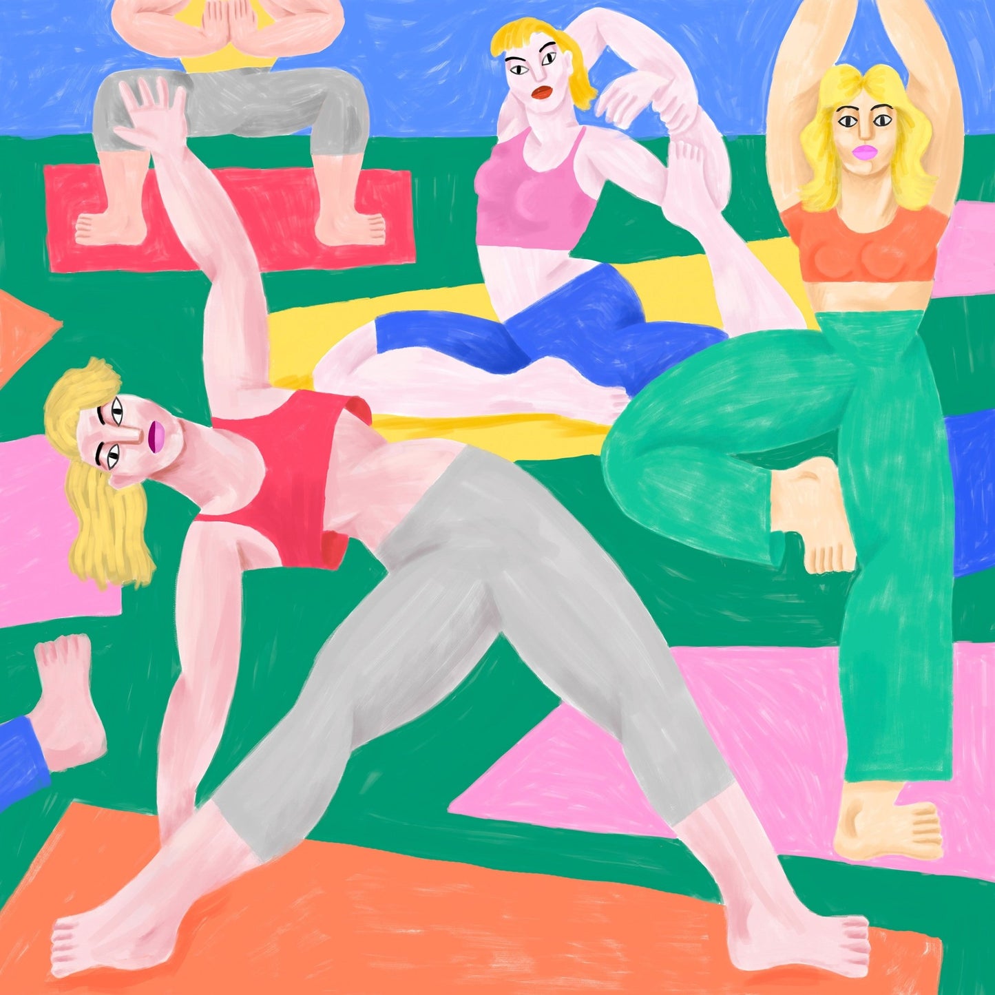 Yoga Group Session